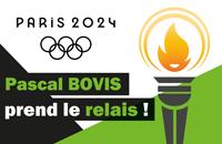 Affiche de la flamme olympique 