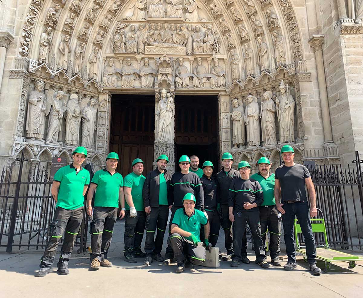 Equipe du Groupe Bovis à Notre Dame