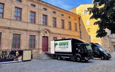 Transport and installation of works of art in Aix en Provence