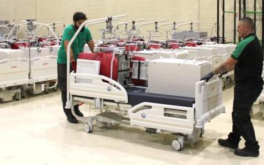 Hospital logistics services for the equipment of new furniture for Marseille hospitals