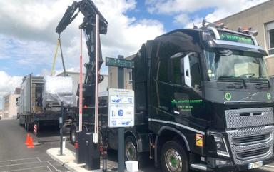 Handling of high-tech equipment: installation of the MRI at the Autun hospital by Mercier Lavault