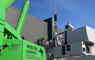 Handling and lifting of industrial presses near Lyon