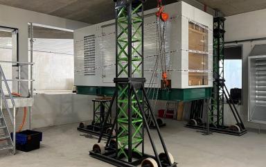 Manutention et installation d'un groupe électrogène en Suisse 