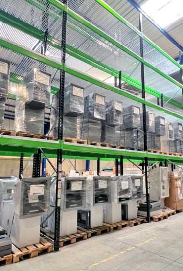 Stockage sur racks de charge lourde à Clermont-Ferrand (63)