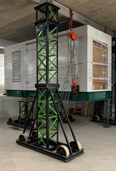 Manutention et installation d'un groupe électrogène en Suisse 