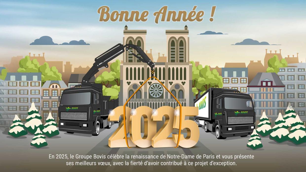 Bonne Année 2025 du Groupe Bovis