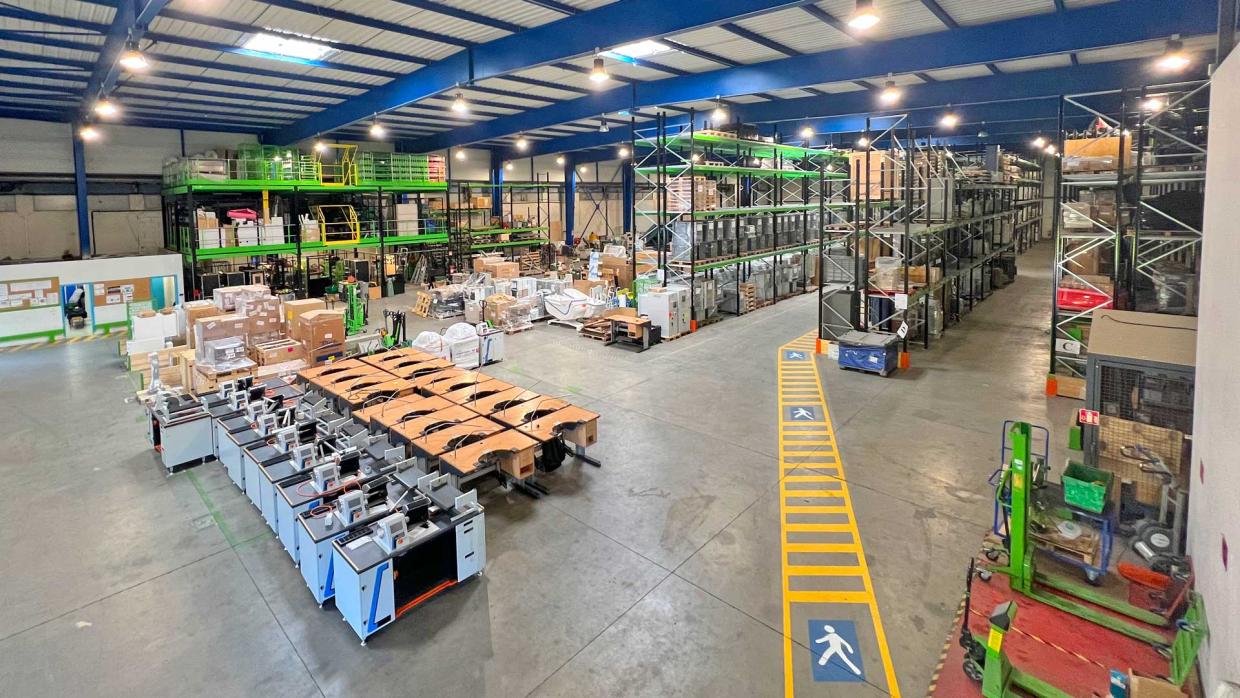 Stockage sur racks de charge lourde à Clermont-Ferrand (63)