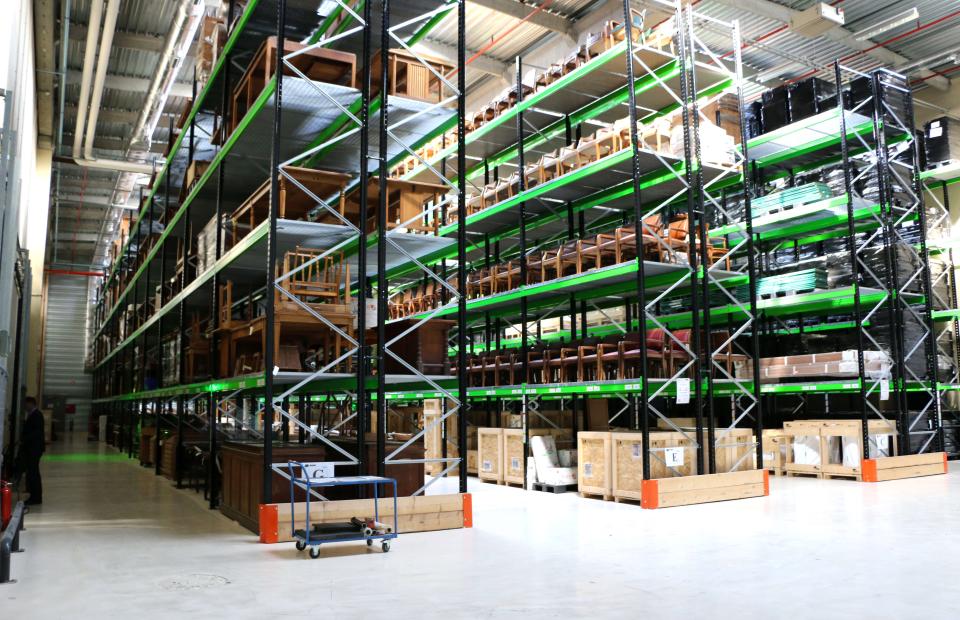 Stockage en racks