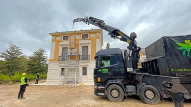 Manutention délicate au Palais d’Aranjuez près de Madrid