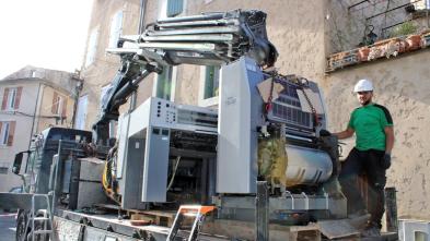 Manutention de machines d'imprimerie dans le Vaucluse (84)