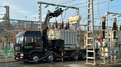 Grutage en dordogne dans une centrale électrique