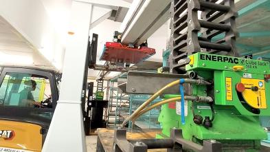Transfert de prototype de machine industrielle de 7 tonnes